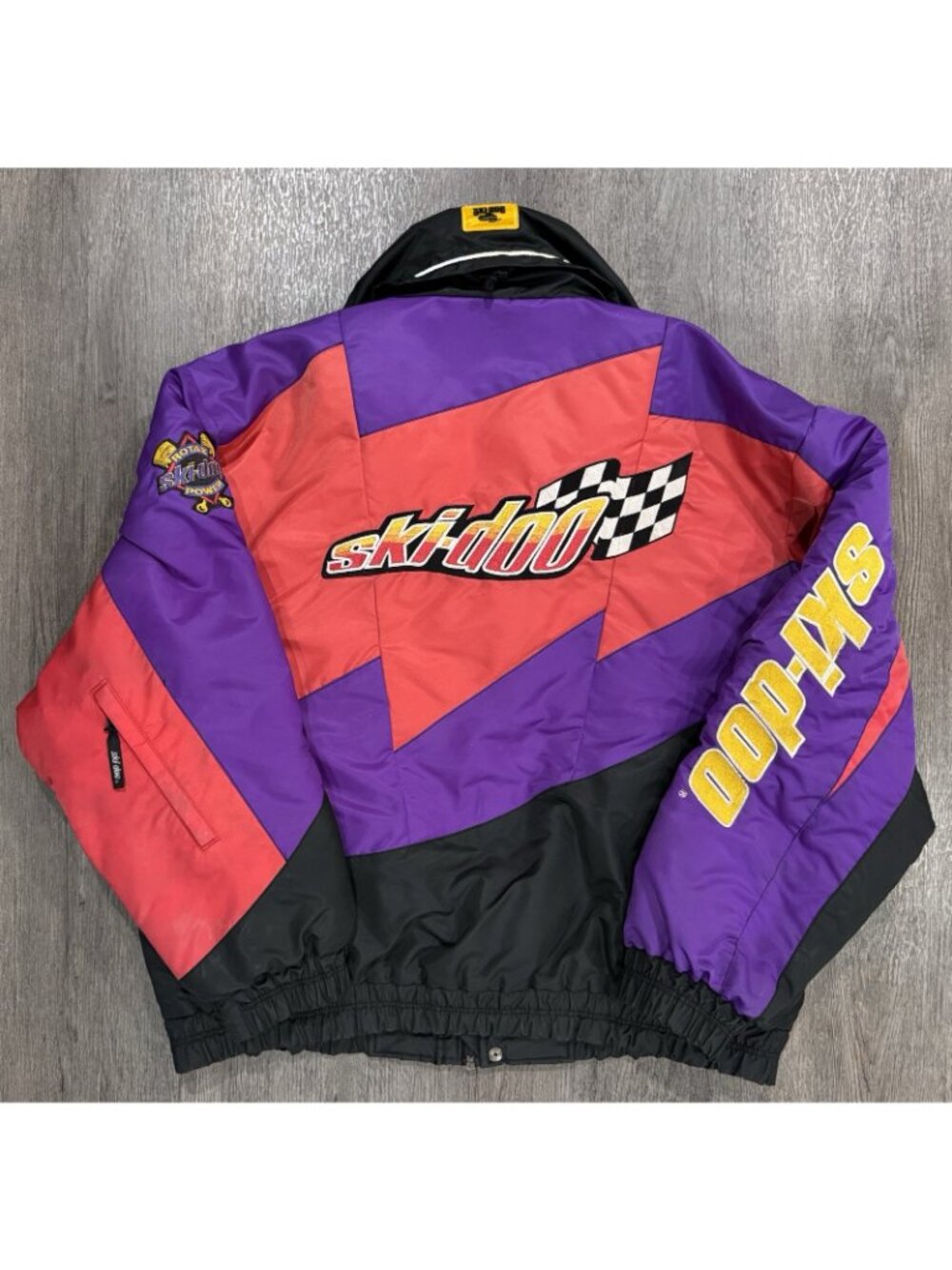 Vtg Ski-Doo Bombardier Jacket Mens Size Xtra Large Snowmobile XL Shark tooth - Picture 14 of 16